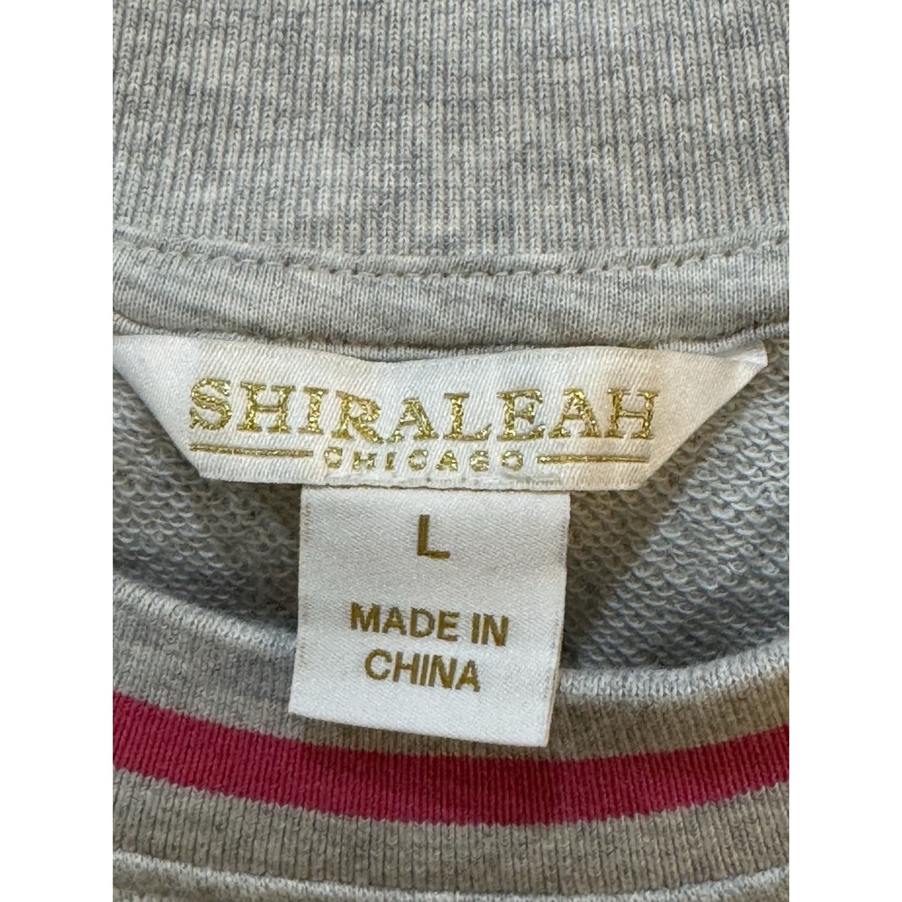Shiraleah Pickleballer Sweatshirt Size L Pink Green Preppy Country Club - Picture 6 of 13